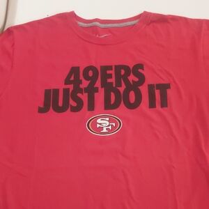 Nike Red San Francisco 49ers T-shirt